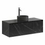 Мебель для ванной Sancos Stone 120 черный мрамор
