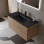 Мебель для ванной Sancos Urban 100 дуб галифакс натуральный Black