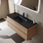 Мебель для ванной Sancos Urban 120-1 дуб галифакс натуральный Black