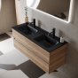Мебель для ванной Sancos Urban 120-2 дуб галифакс натуральный Black