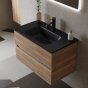 Мебель для ванной Sancos Urban 80 дуб галифакс натуральный Black