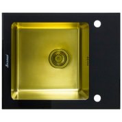 Мойка кухонная Seaman Eco Glass SMG-610B-Gold.B