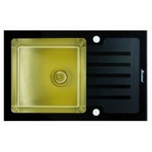 Мойка кухонная Seaman Eco Glass SMG-780B-Gold.B