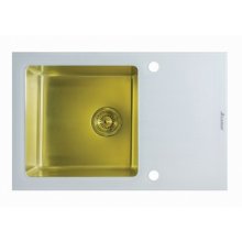 Мойка кухонная Seaman Eco Glass SMG-780W-Gold.B