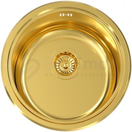 Мойка кухонная Seaman Eco Wien SWT-450A-Gold polish.A