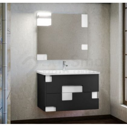 Мебель для ванной Smile Санторини 100 серая