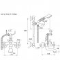 Смеситель для ванны Stella Roma 3274/302/6