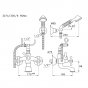 Смеситель для ванны Stella Roma 3274/305/6
