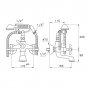 Смеситель для ванны Stella Roma 3274/306