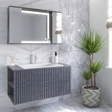 Мебель для ванной Stella Polar Дэрри 100 бетон/цемент