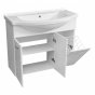 Мебель для ванной Stella Polar Концепт 90 белая с корзиной