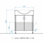 Мебель для ванной Style Line Эко Стандарт №23 70