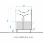 Мебель для ванной Style Line Эко Стандарт №15 60