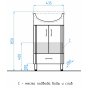 Мебель для ванной Style Line Эко Стандарт №9/1Б 50