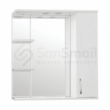 Зеркало со шкафчиком Style Line Панда 80/С Фьюжн