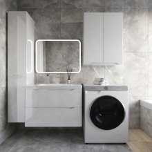 Мебель для ванной Style Line Марелла 80 подвесная белая глянцевая