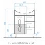 Мебель для ванной Style Line Венеция 65