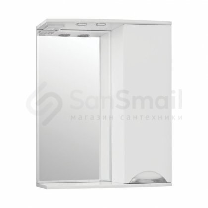 Зеркало со шкафчиком Style Line Жасмин 65/С