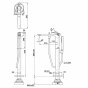 Смеситель для ванны Toto ZA TBP03301R