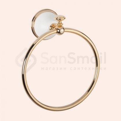 Кольцо для полотенца Tiffany World Harmony TWHA015bi/oro