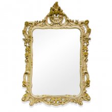 Зеркало Tiffany World TW02002avorio/oro