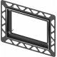 Монтажная рамка для установки стеклянных панелей Tece 9240649 цвет хром глянцевый ++10 545 руб
