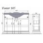 Мебель для ванной Tessoro Foster TS-F90105-C-N
