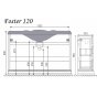 Мебель для ванной Tessoro Foster TS-F90120-C-W-G