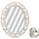 Зеркало Tessoro Isabella TS-10210-W/S белый глянец с серебром ++50 250 руб