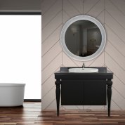 Мебель для ванной подвесная Tessoro Miro 110 черна...