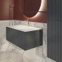 Мебель для ванной Tiffany World Shape 100 серая