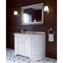 Мебель для ванной Tiffany World York Nuovo bianco/argento с 3 отв