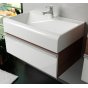 Мебель для ванной Velvex Crystal Cub 70 подвесная белая/тёмный лен