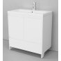 Мебель для ванной Velvex Klaufs 80.2D.1Y напольная белая