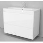 Мебель для ванной Velvex Klaufs 100.2Y подвесная белая