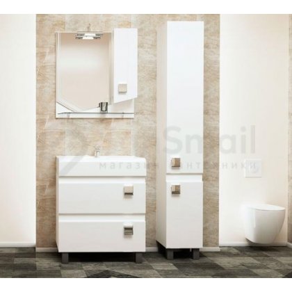 Мебель для ванной Velvex Crystal Lambo 70 белая
