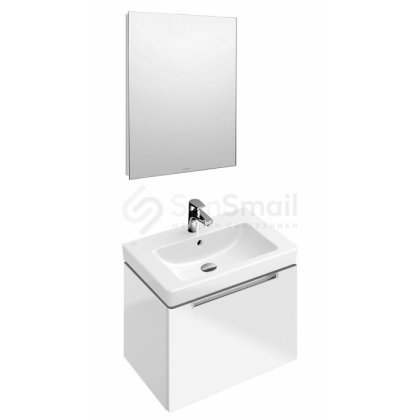 Мебель для ванной Villeroy&Boch Subway 2.0 65 белый глянец