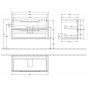 Мебель для ванной Villeroy&Boch Subway 2.0 XL 100 дуб графитовый