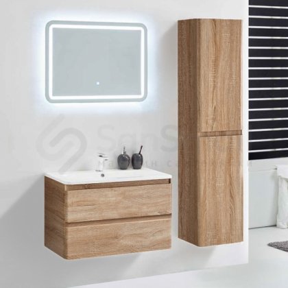 Мебель для ванной Vincea Alba 80 светлый дуб