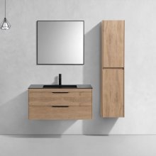 Мебель для ванной Vincea Chiara 2D 100 цвет натуральный дуб Black