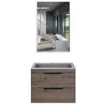 Мебель для ванной Vincea Chiara 2D 60 цвет темный дуб Grey