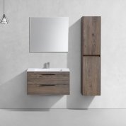 Мебель для ванной Vincea Chiara 2D 80 цвет темный ...