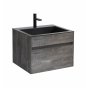 Мебель для ванной Vincea Chiara 60 цвет серый камень Black