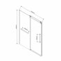 Душевая дверь Vincea Como Soft VDS-1CS 150 см