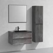 Мебель для ванной Vincea Luka 80 цвет серый камень...