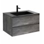 Мебель для ванной Vincea Luka 80 цвет серый камень Black