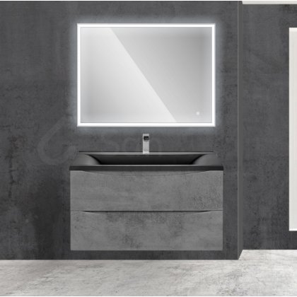 Мебель для ванной Vincea Mia MA900 бетон Black