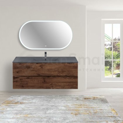 Мебель для ванной Vincea Mia MC120 темное дерево Antracit