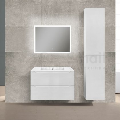 Мебель для ванной Vincea Norma 80 белый глянец