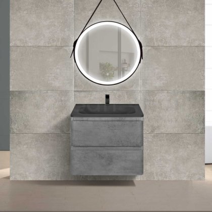 Мебель для ванной Vincea Paola 60 бетон Black